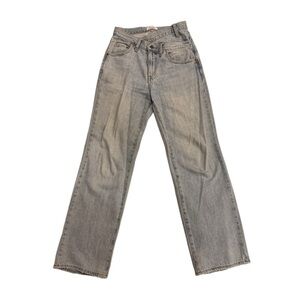 Pistola Women’s Relaxed Light Blue Jeans With Cross Button